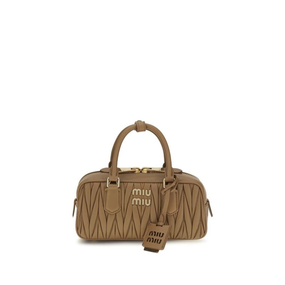 Miu Miu Beige Lamb Ovis Aries Women's Handbag